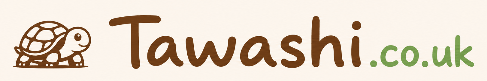Tawashi.co.uk logo for natural coconut fibre cleaning brushes