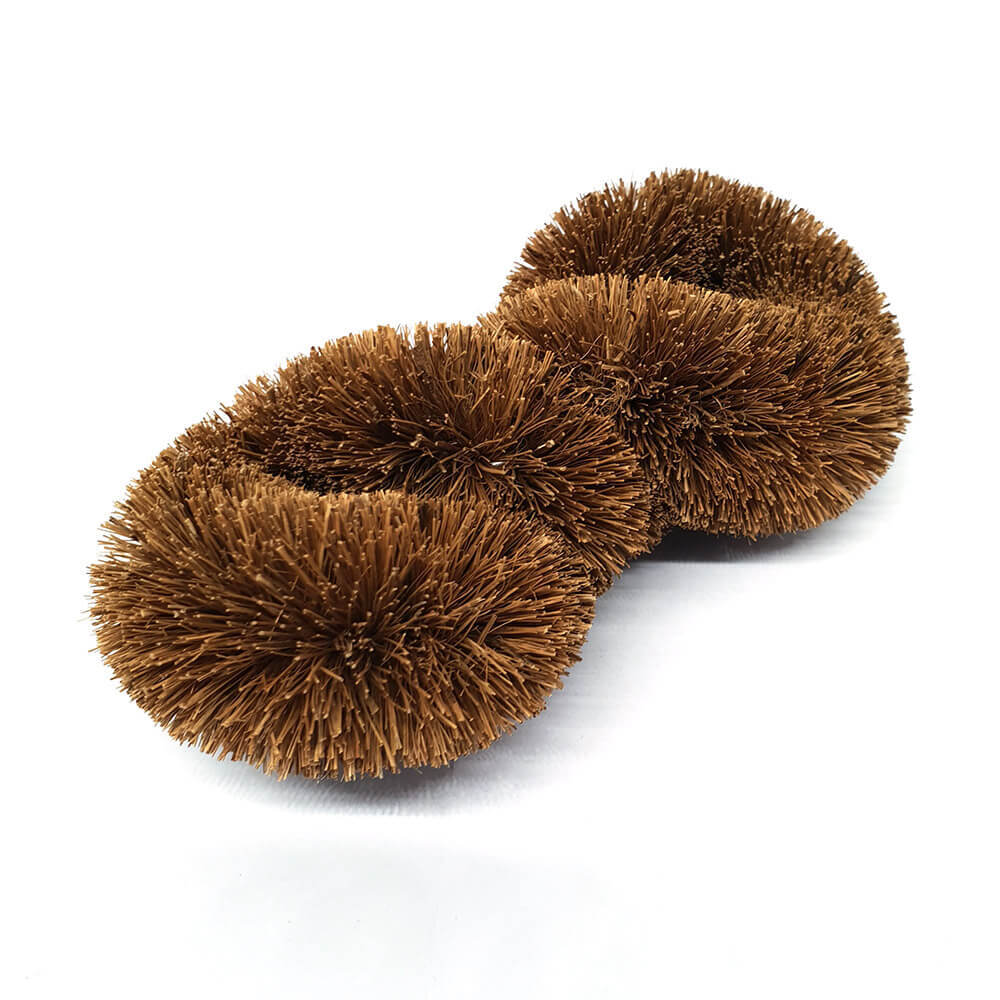 Coconut coir tawashi mug cleaning brush