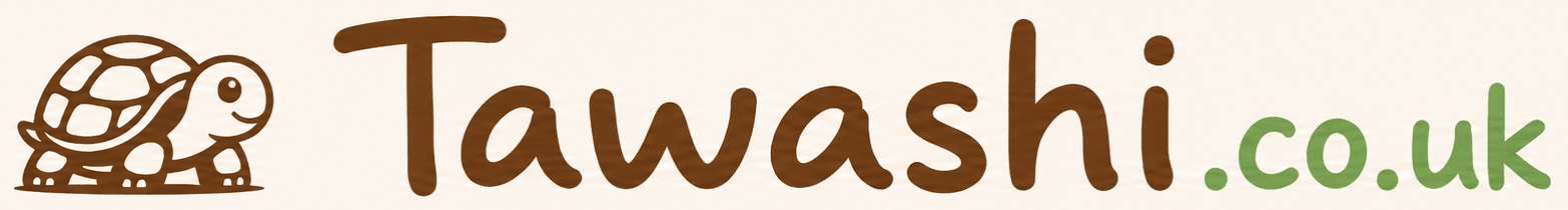Alt text: Tawashi.co.uk logo for natural coconut fibre cleaning brushes